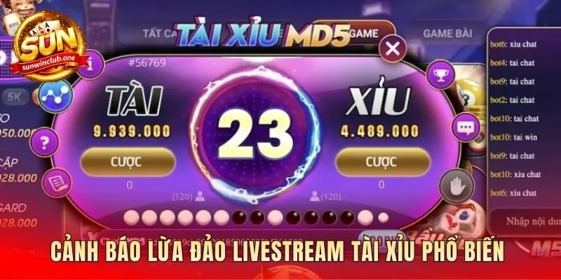 Cảnh báo các thủ đoạn lừa đảo tài xỉu live phổ biến
