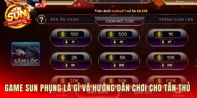 Hướng dẫn chơi sun phụng qua 4 bước đơn giản