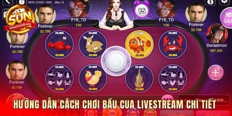 Quy trình đặt tiền bầu cua live qua 3 bước đơn giản